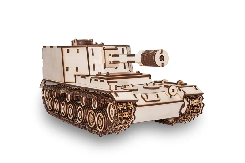 Puzzle 3D en Bois - Tank SAU212