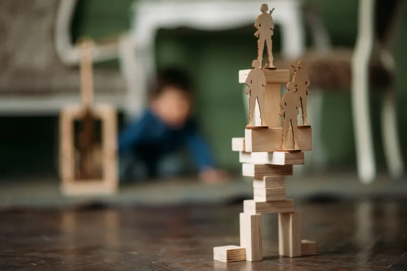 Puzzle 3D en Bois - Trébuchet