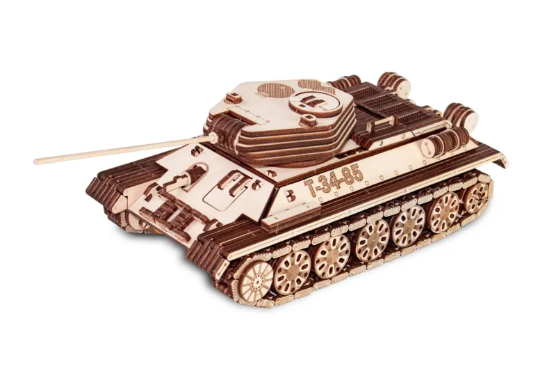 Puzzle 3D en Bois - Tank T-34-85