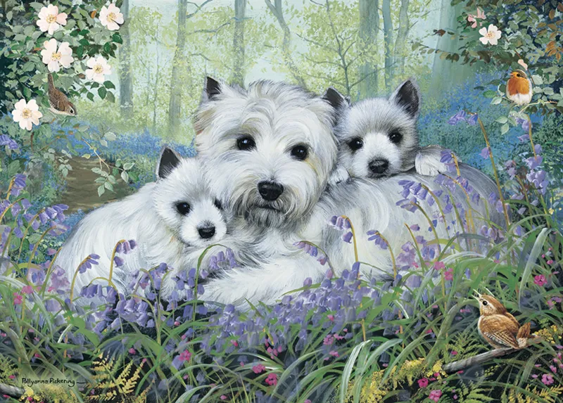 Westies In The Wood