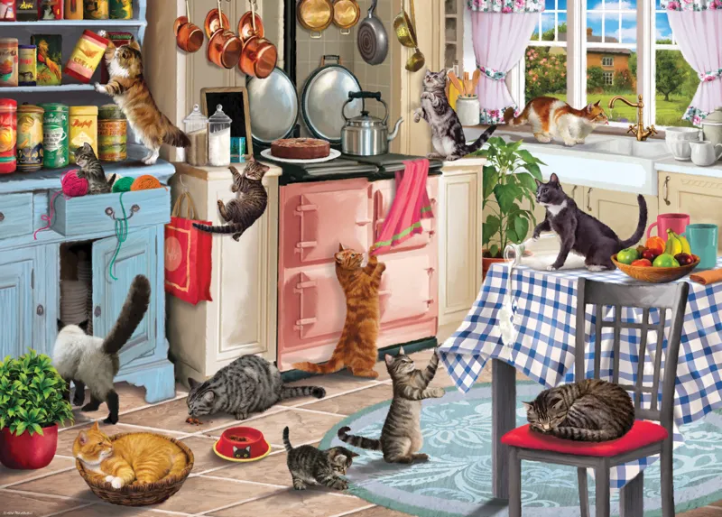 Cats In The Kitchen
