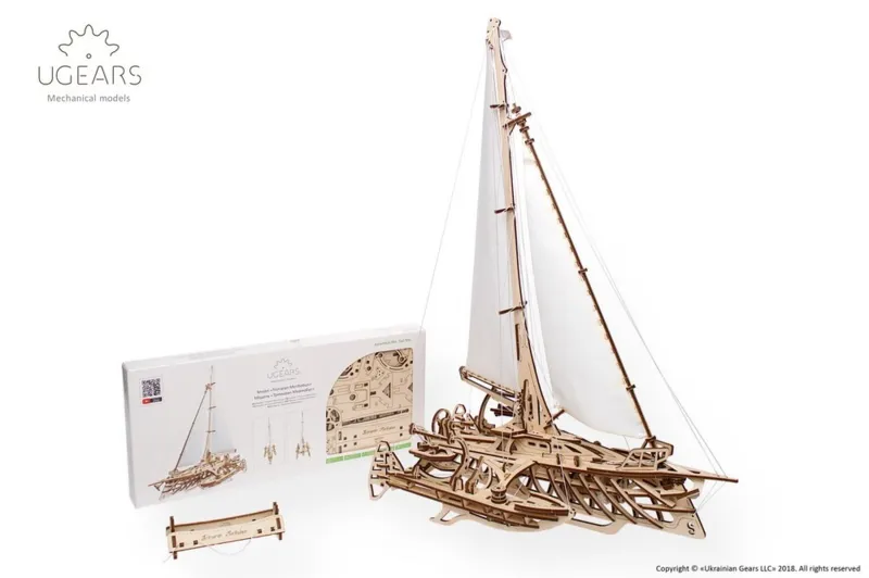 Puzzle 3D en Bois - Trimaran Merihobus