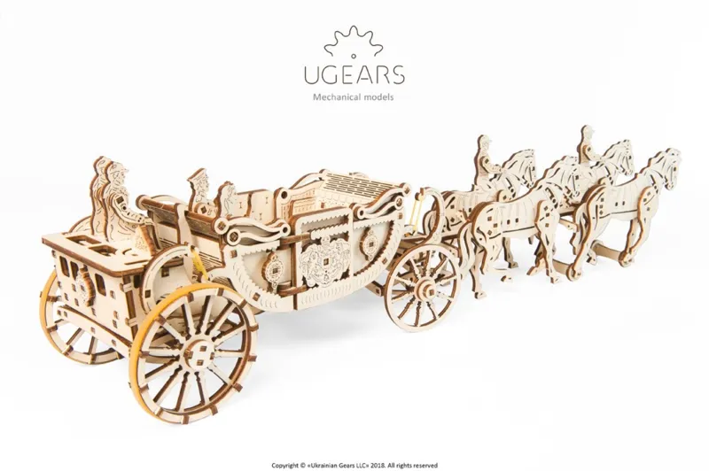 Puzzle 3D en Bois - Carrosse Royal