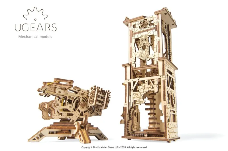 Puzzle 3D en Bois - Archballista-Tower