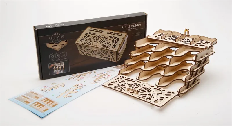 Puzzle 3D en Bois - Card Holder