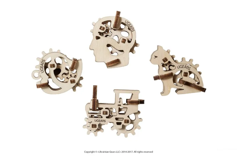 Puzzle 3D en Bois - U-Fidgets-Tribiks