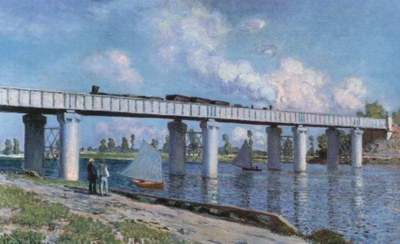 Claude Monet - Le Pont du Chemin de Fer à Argenteuil
