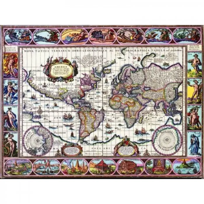 Carte du Mmonde Illustrée