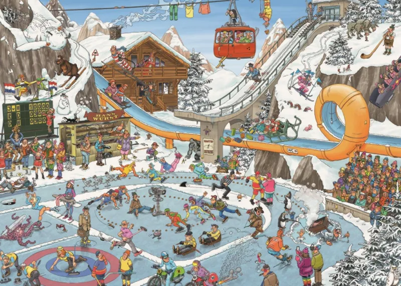 JAN VAN HAASTEREN - JEUX D'HIVER (1000 PIECES)