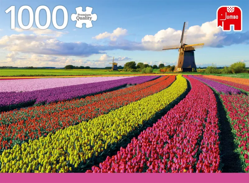 PREMIUM COLLECTION - CHAMP DE TULIPES (1000 PIÈCES)