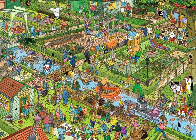 JAN VAN HAASTEREN - LE JARDIN DE LÉGUMES (1000 PIECES)