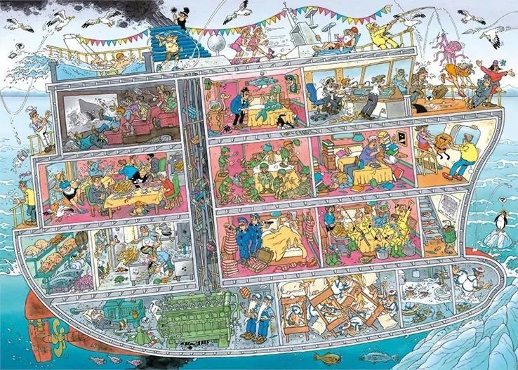 JAN VAN HAASTEREN - LA CROISIÈRE (1000 PIECES)