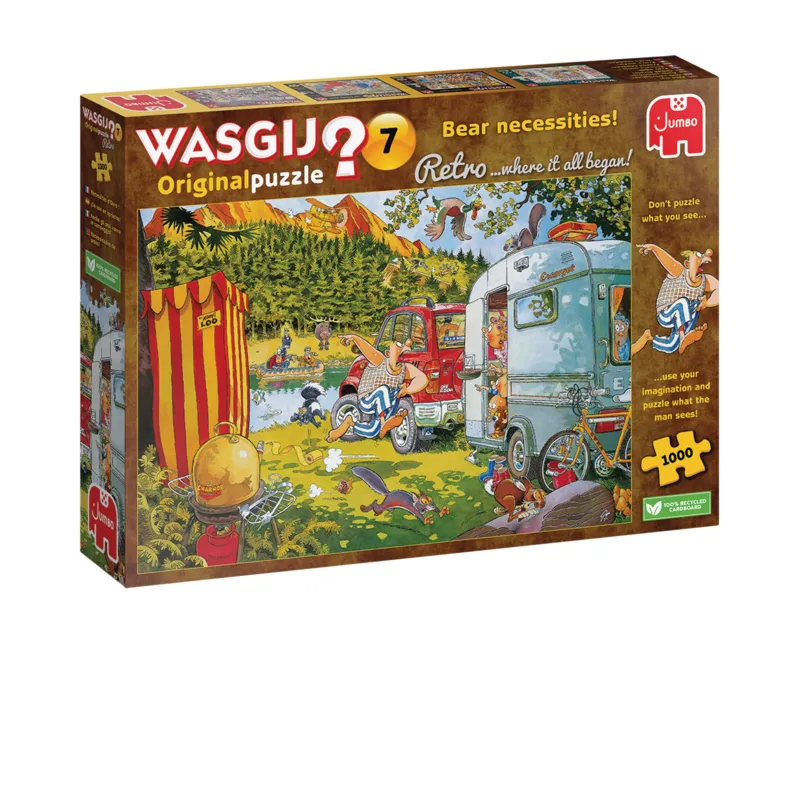 WASGIJ RETRO ORIGINAL 7  BEAR NECESSITIES!  1000PCS