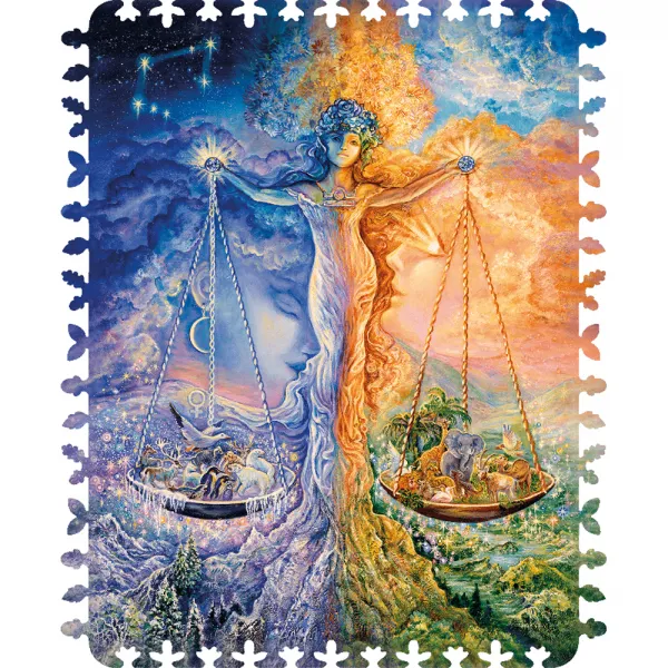 Puzzle en Bois - Signe du Zodiaque - Balance