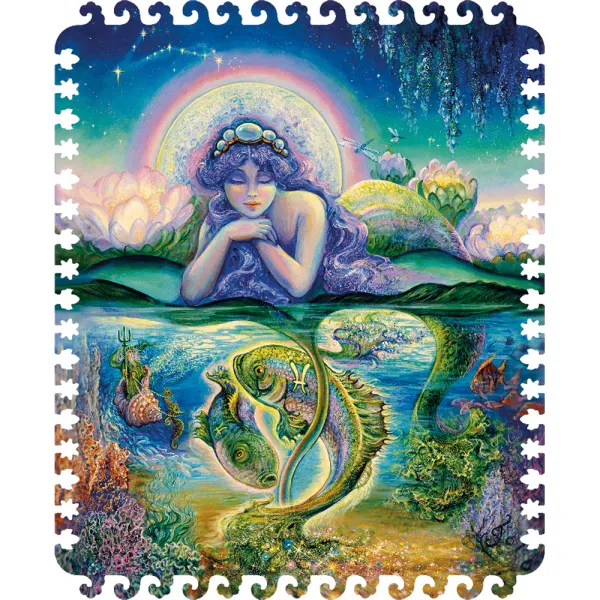 Puzzle en Bois - Signe du Zodiaque - Poisson