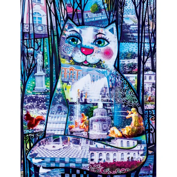 Puzzle en Bois - Le Chat de St Petersbourg