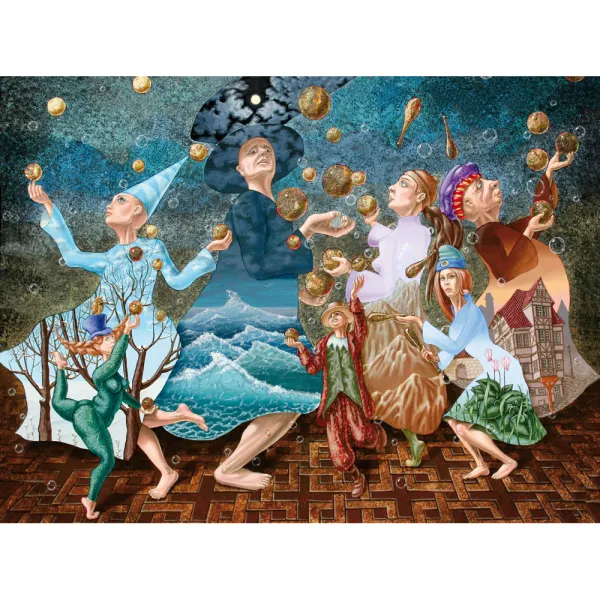 Puzzle en Bois - Jongleur des Mondes