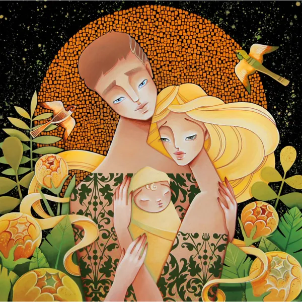 Puzzle en Bois - Soleil Doré