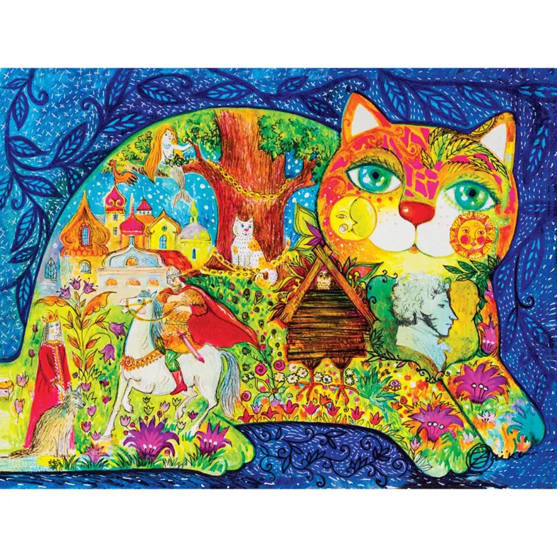 Puzzle en Bois - Le Conte de Fées de Pouchkine