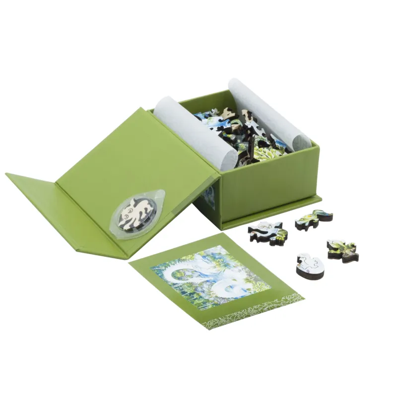 Puzzle en Bois - Un Dragon dans la Forêt