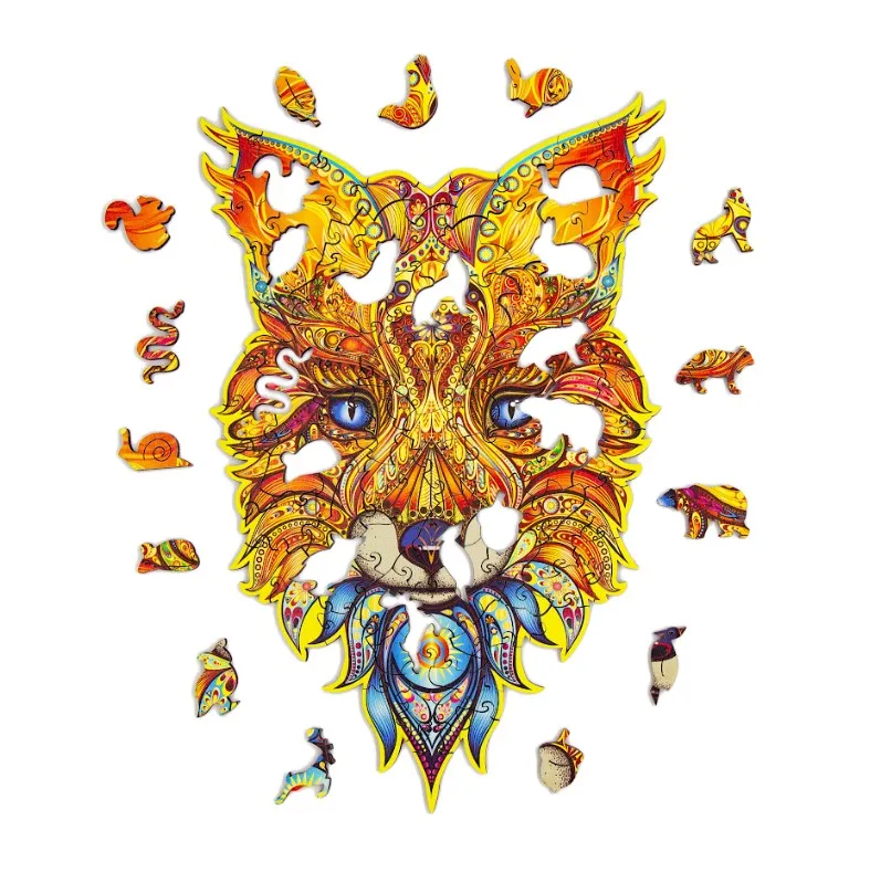 Puzzle en Bois - Renard Rusé