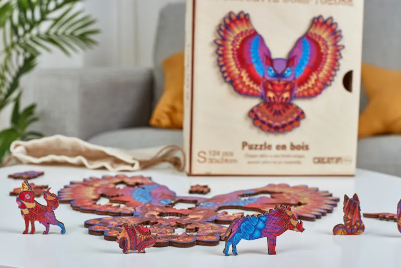 Puzzle en Bois - La Chouette Somptueuse