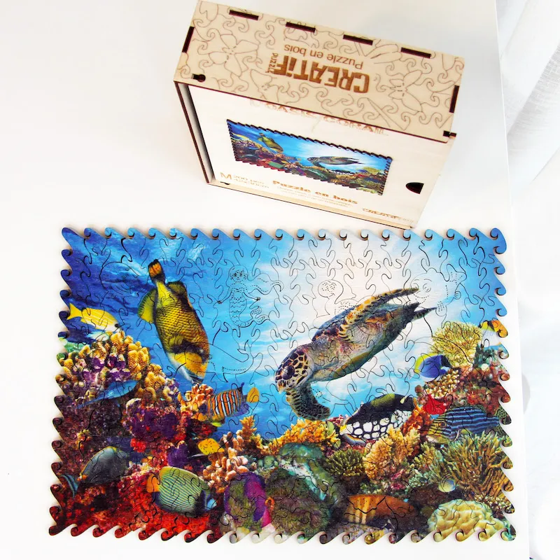 Puzzle en Bois - L'Oasis Corail