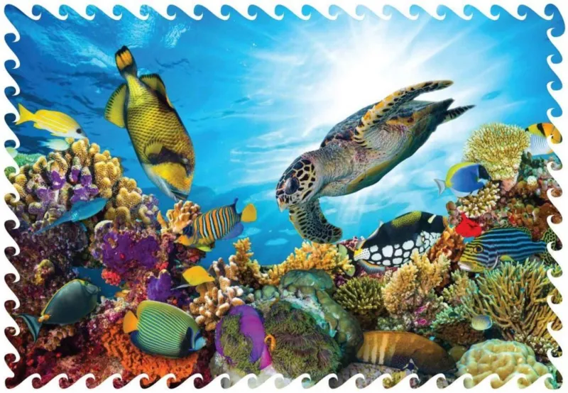 Puzzle en Bois - L'Oasis Corail