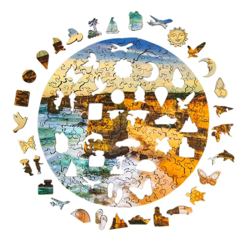 Puzzle en Bois - Grande Route de l'Océan