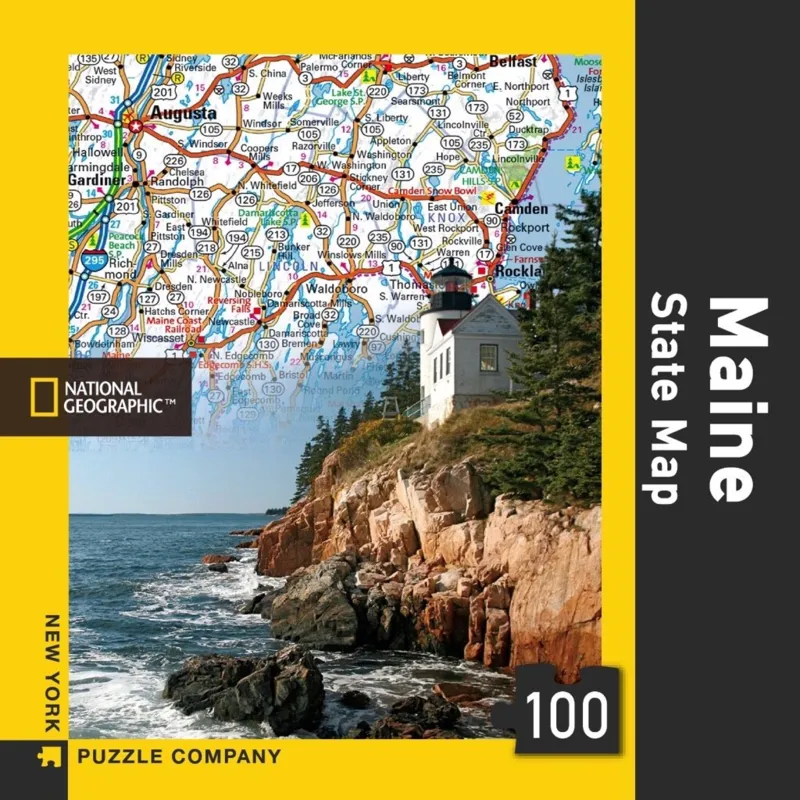 Maine State Map Mini