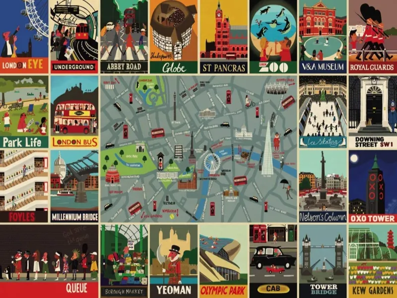 Pièces XXL - Paul Thurlby - London Collage
