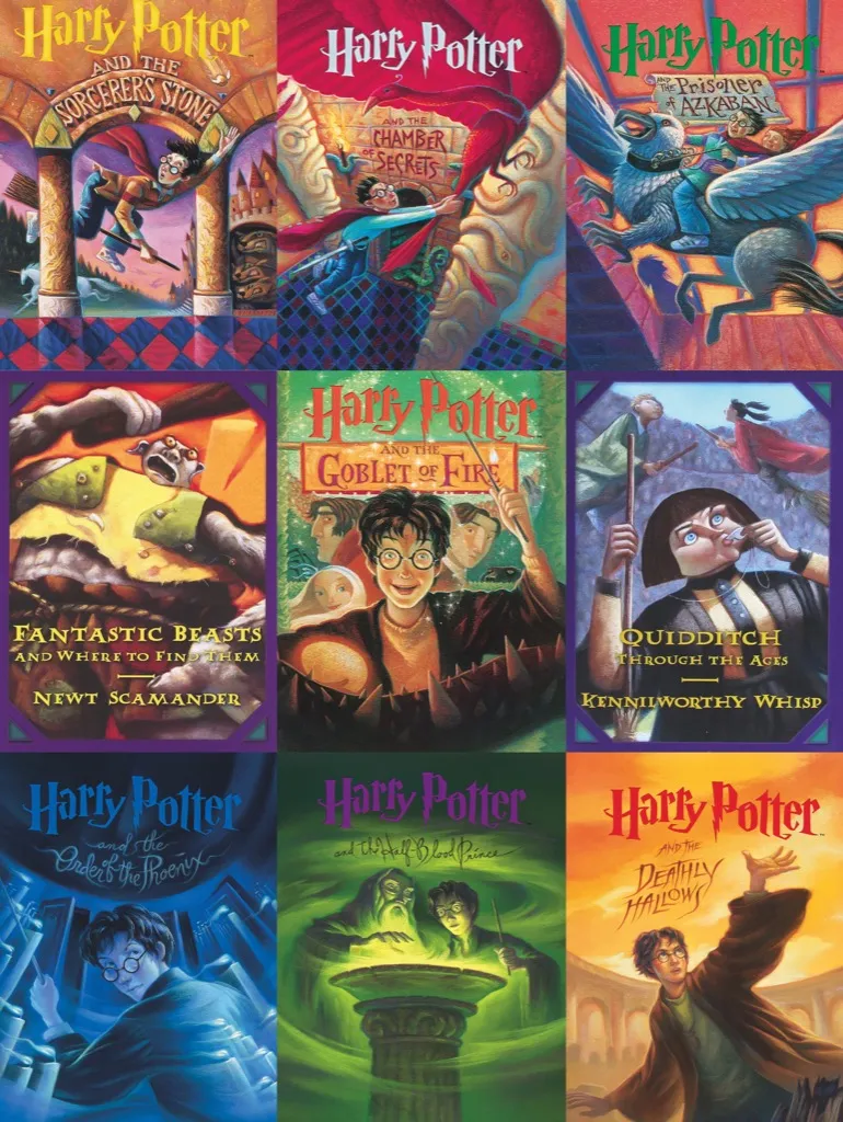 Pièces XXL - Harry Potter - Book Cover Collage