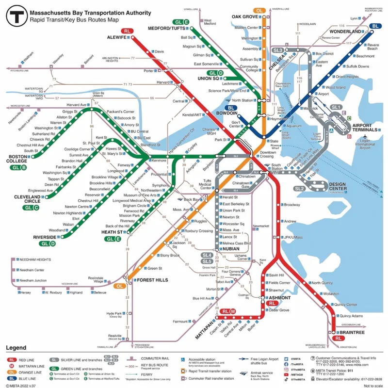 Pièces XXL - Boston T Map