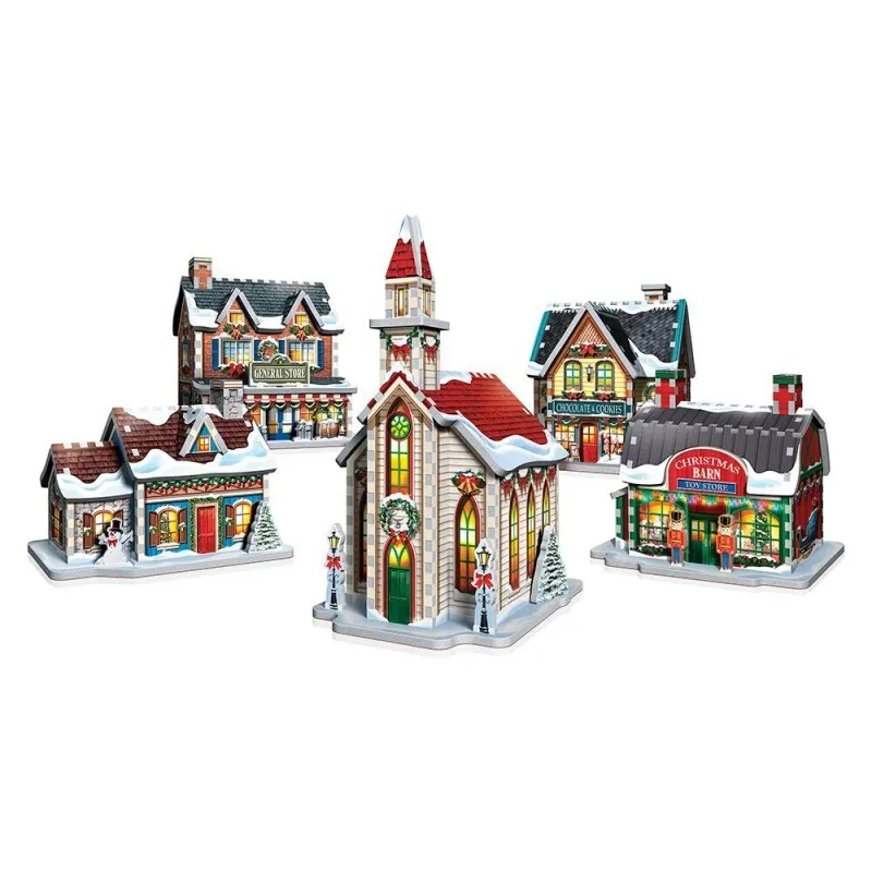 Puzzle 3D - Village de Noël