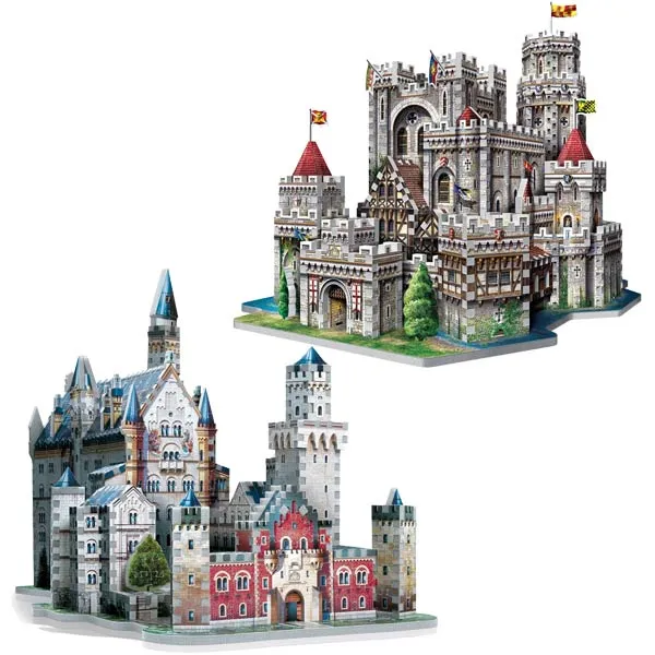 2 Puzzles 3D - Set Châteaux