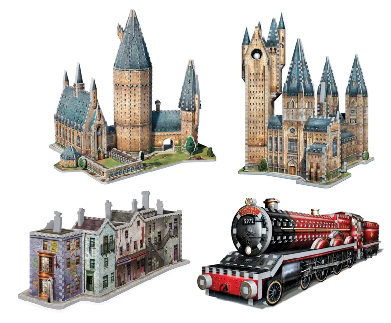 4 Puzzles 3D - Set Harry Potter (TM)