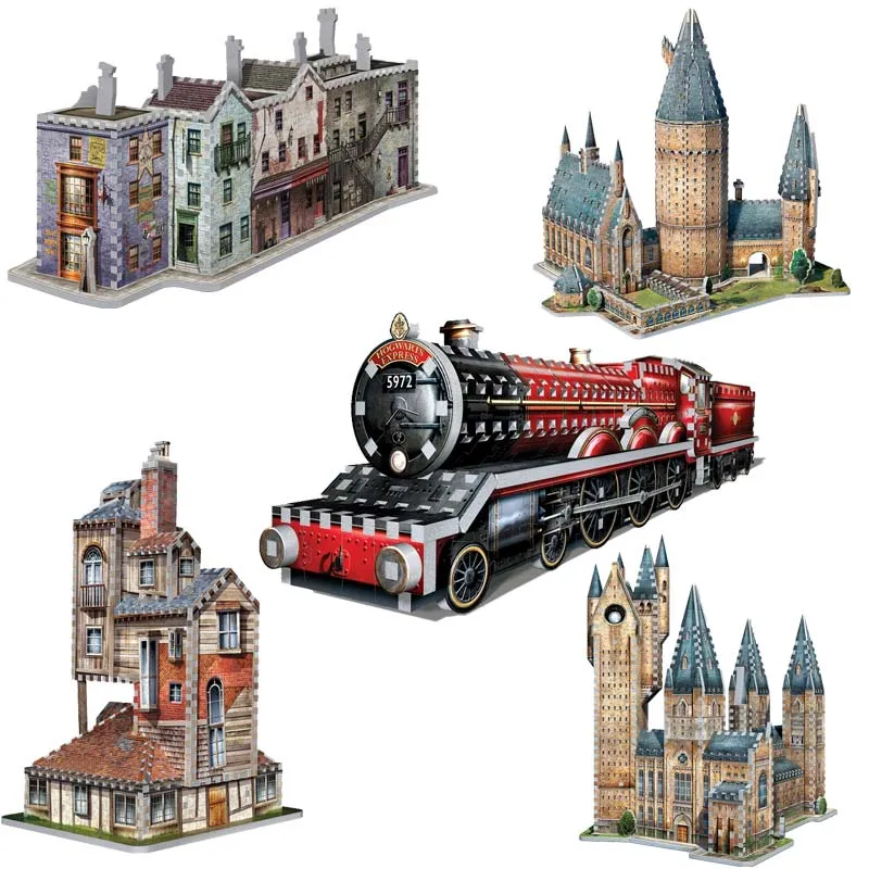 5 Puzzles 3D - Set Harry Potter (TM)