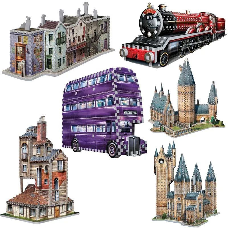 6 Puzzles 3D - Set Harry Potter (TM)