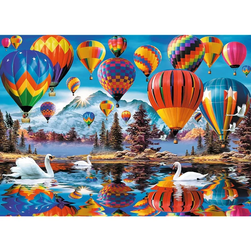 Puzzle en Bois - Colorful Ballons