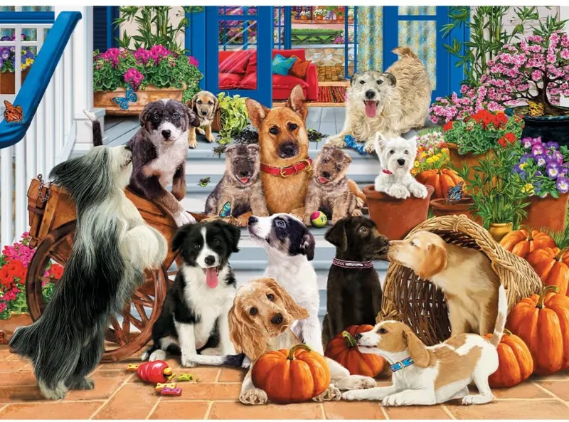 Puzzle en Bois - Doggy Friendship