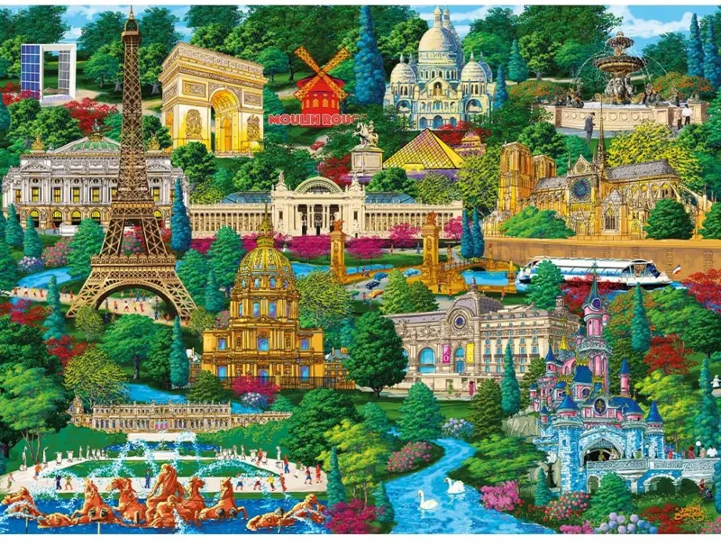 Puzzle en Bois - France