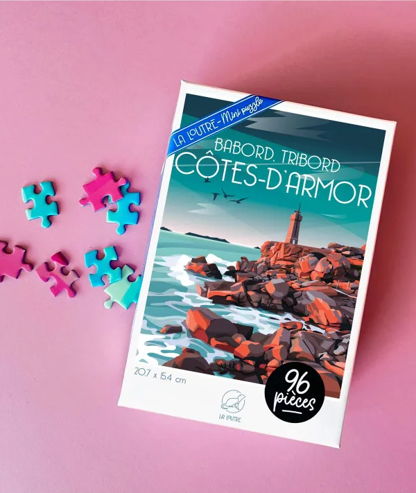Puzzle Mini 96 Pièces - Bâbord, Tribord, CÔTES-D'ARMOR