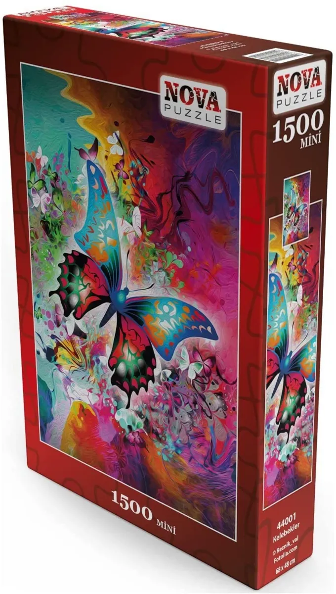 Mini Puzzle - Papillon Fantastique