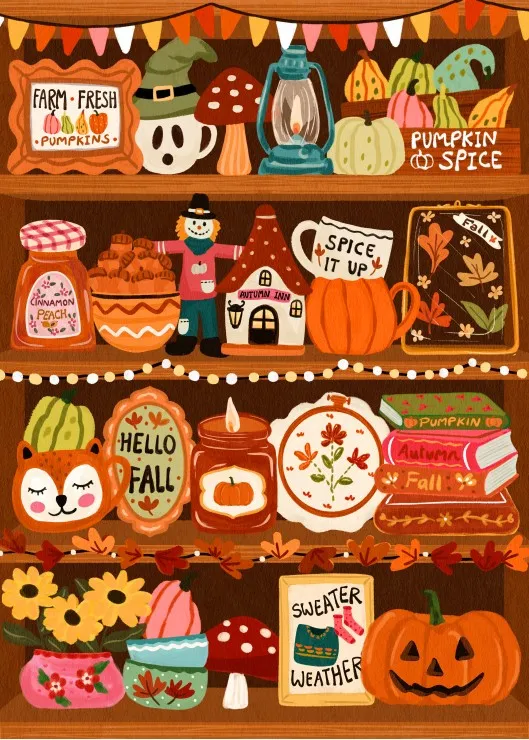 Étagère d'Automne