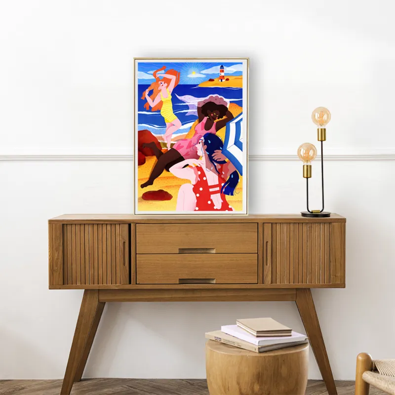 Bathing like Picasso