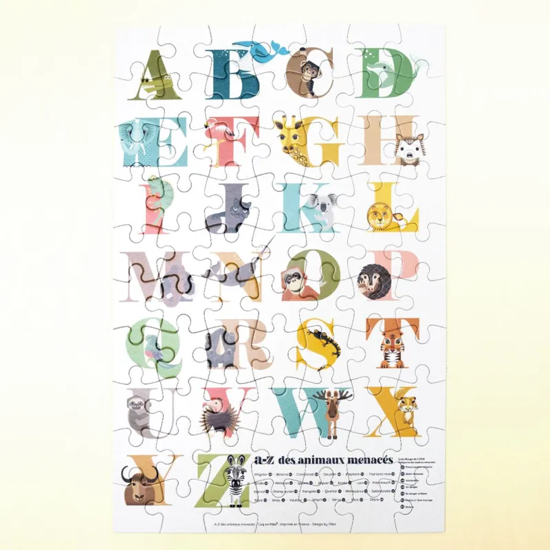 A-Z des animaux menacés