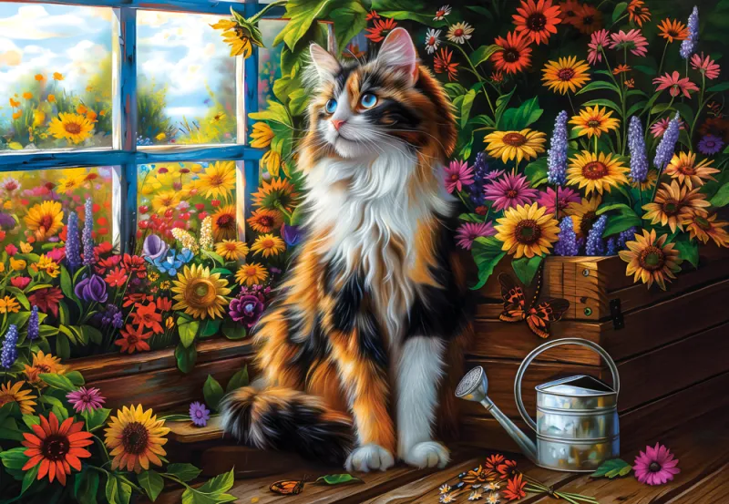 Blooming Cat Meditation