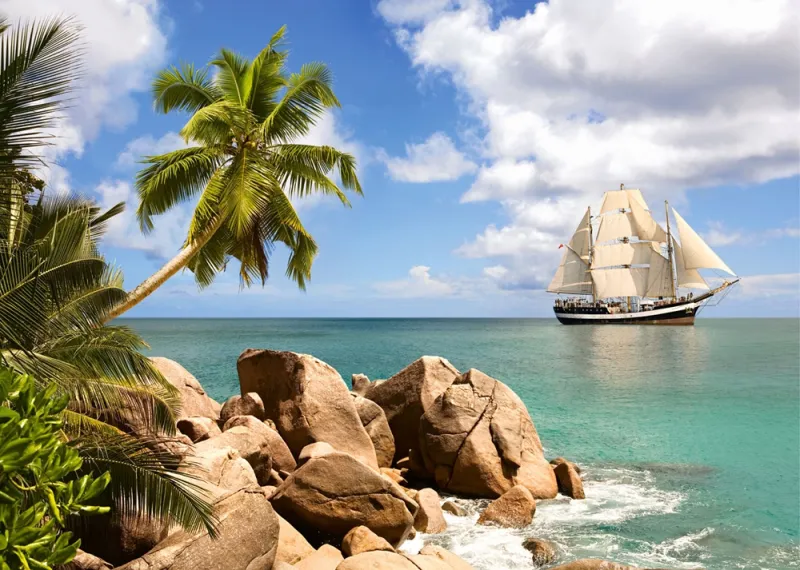 Voilier au Paradis