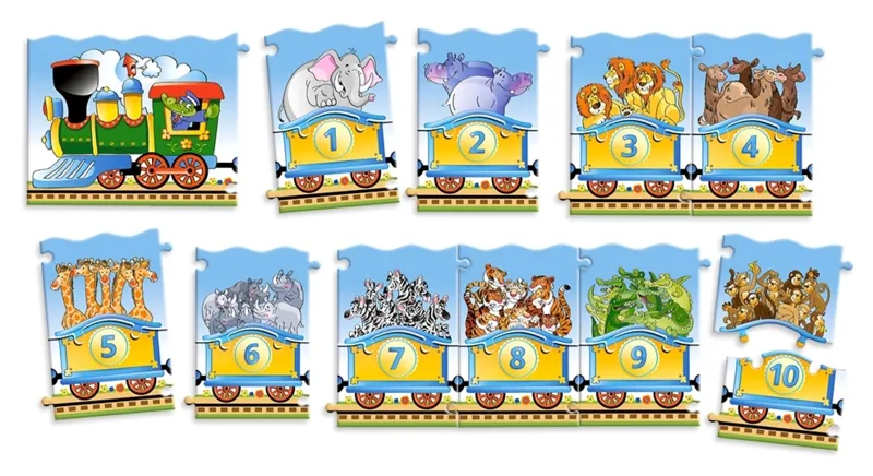 Train pour apprendre à compter