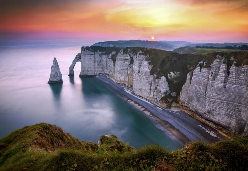 Vue sur Étretat